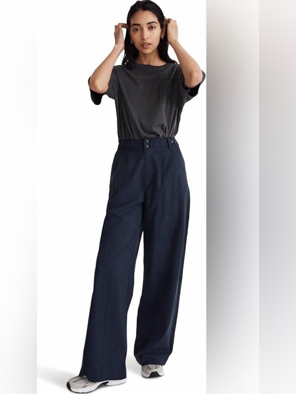 Madewell Harlow wide leg trouser